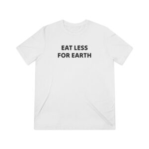 Eat Less For Earth Unisex Triblend Tee